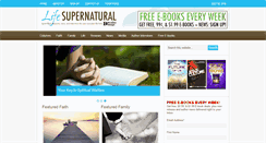 Desktop Screenshot of lifesupernatural.com